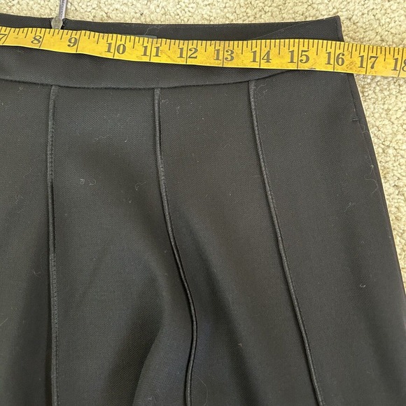 Strenesse Women Black Wool A-line Knee Length Skirt Size 8 - Picture 6 of 7